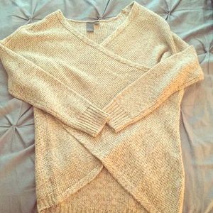 Wrap sweater